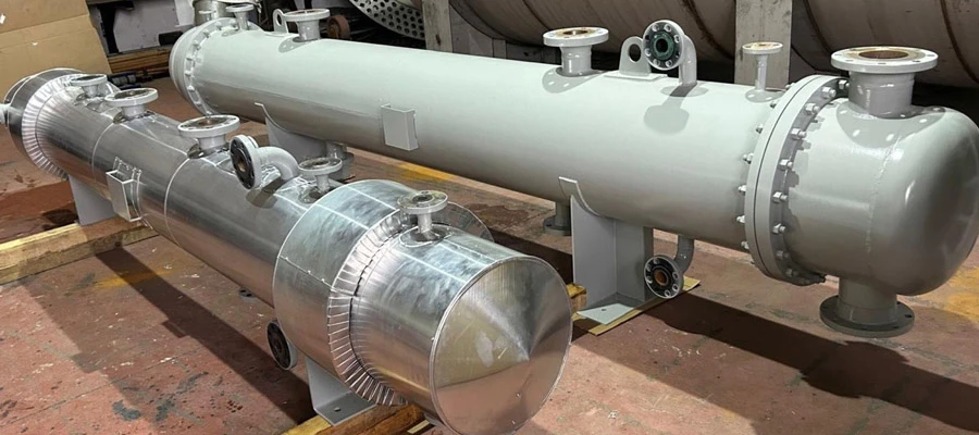 Shell-and-Tube Ammonia Heat Exchanger